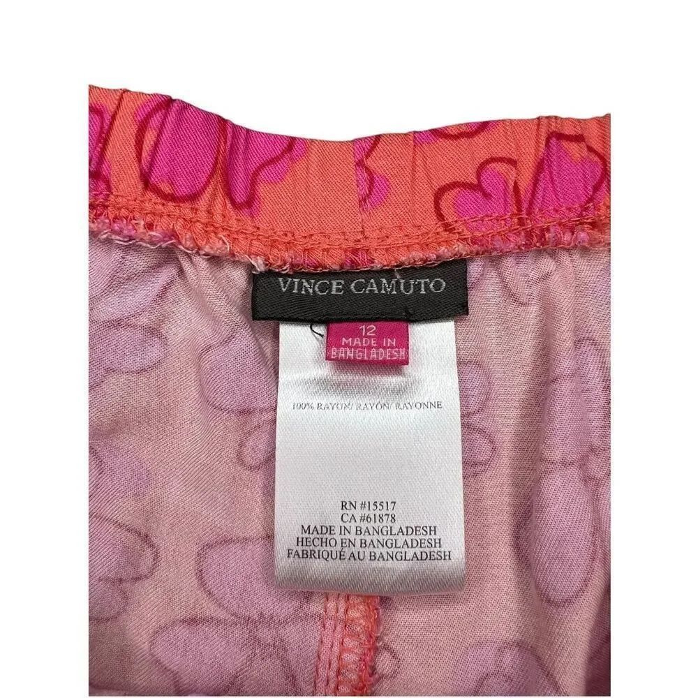 Vince Camuto Girls 12 Matching Set Floral Shorts and Top‎ Outfit